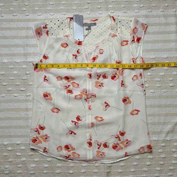 Daniel Rainn NWT floral lightweight blouse size Small - Picture 4 of 9